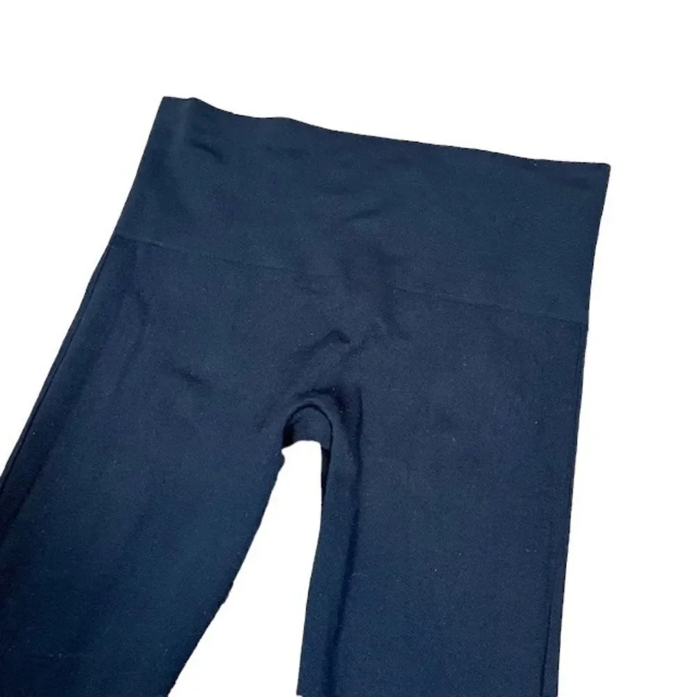 SPANX Look At Me Now Black‎ Leggings Light Texture with Inseam Size Medium